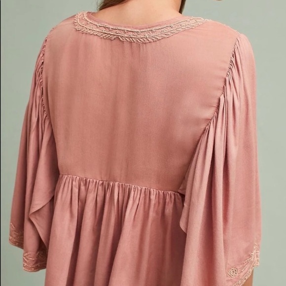 Love Sam (from Anthropologie) beaded flowy top - Picture 2 of 8